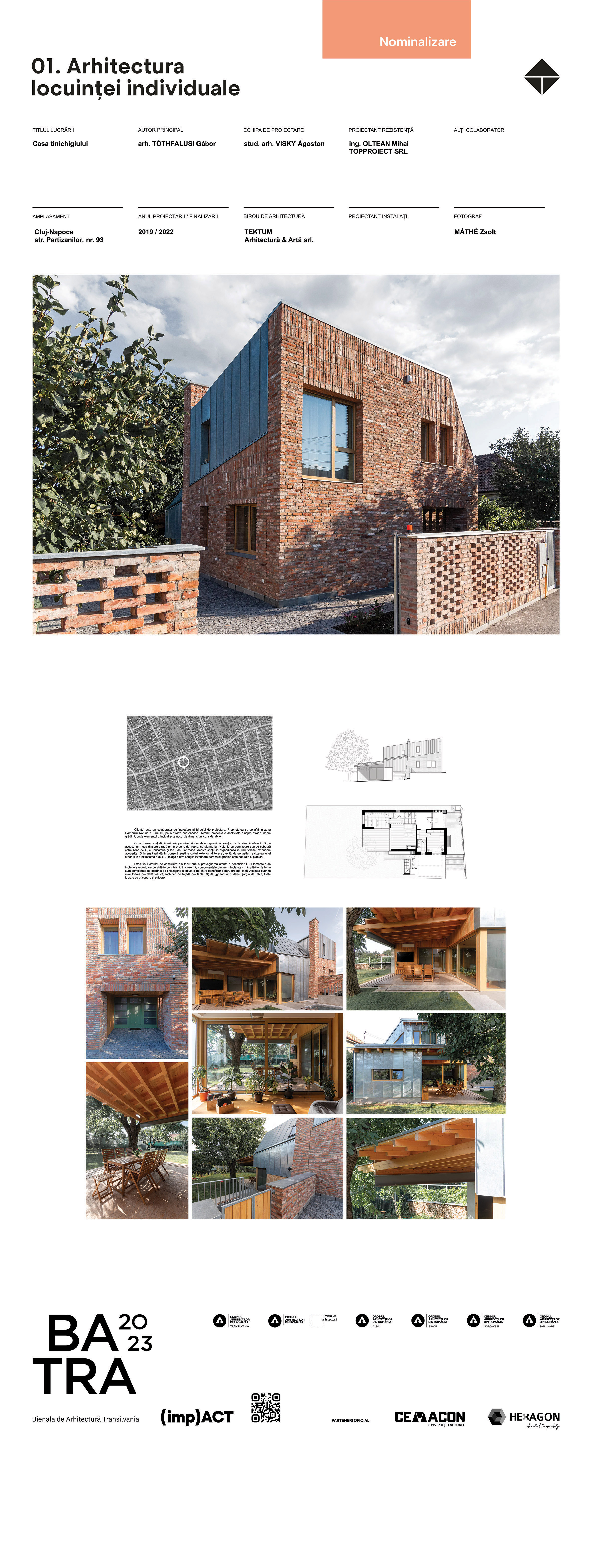 00 23 arh-tothfalusi-gabor casa-tinichigiului 01 Panou de prezentare Casa tinichigiului