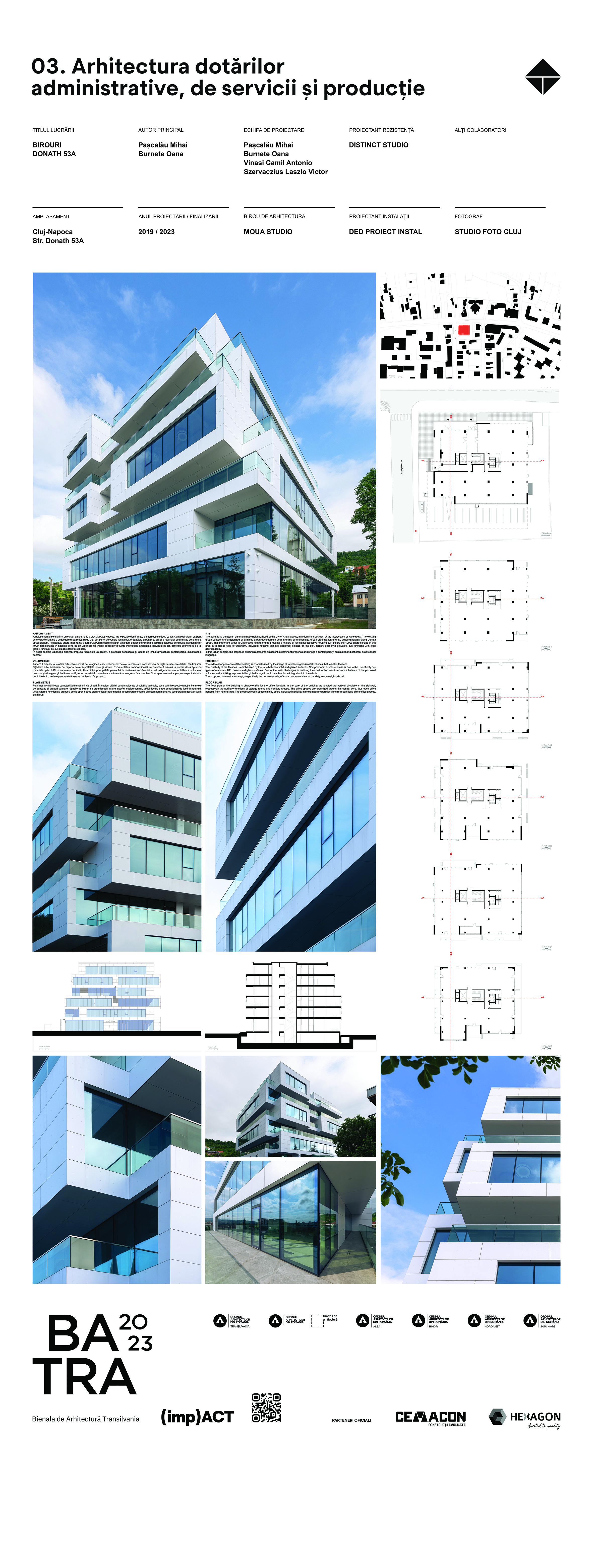 03 01 mihai-pascalau-oana-burnete cladire-de-birouri-donath-53a 03 BATRA 2023 82 x 217 cm MOUA 22.09