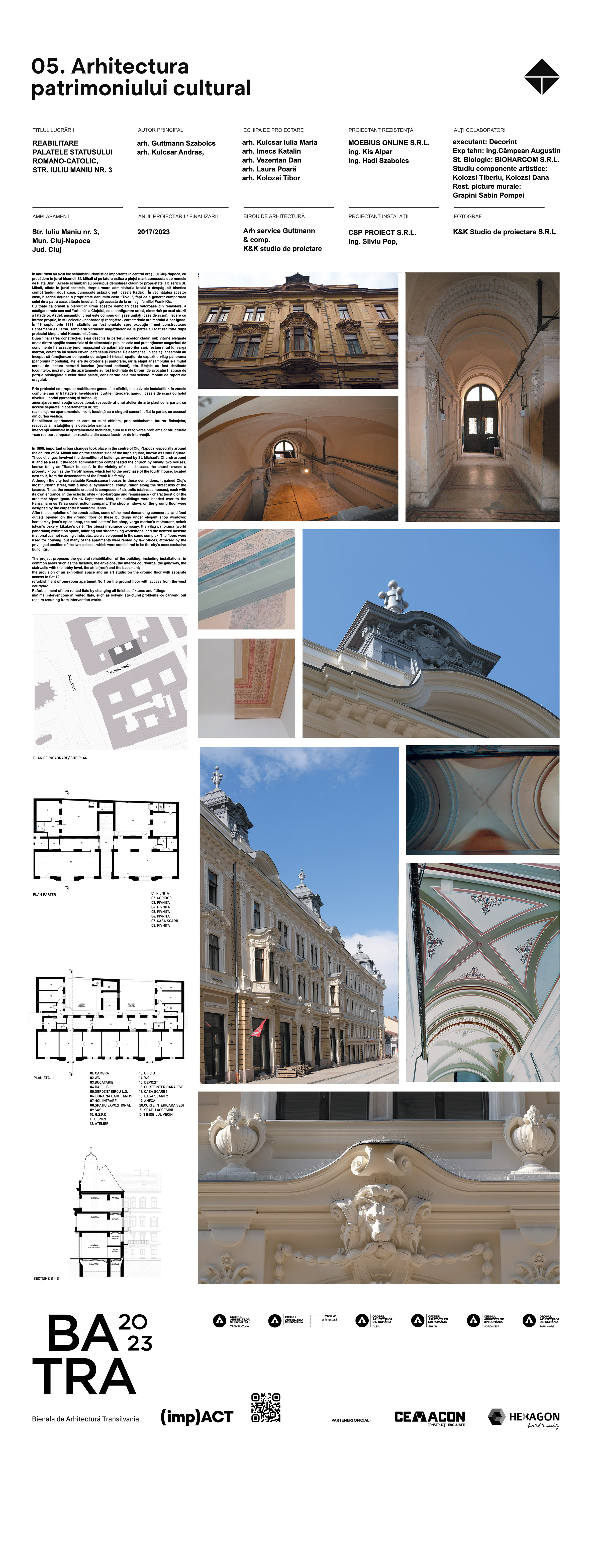 05 09 arh-guttmann-szabolcs-kulcsar-andras reabilitare-palatele-sttusului-romano-catolic-str-iuliu-maniu-nr-3 MANIU 3 82 x 217 cm (1)