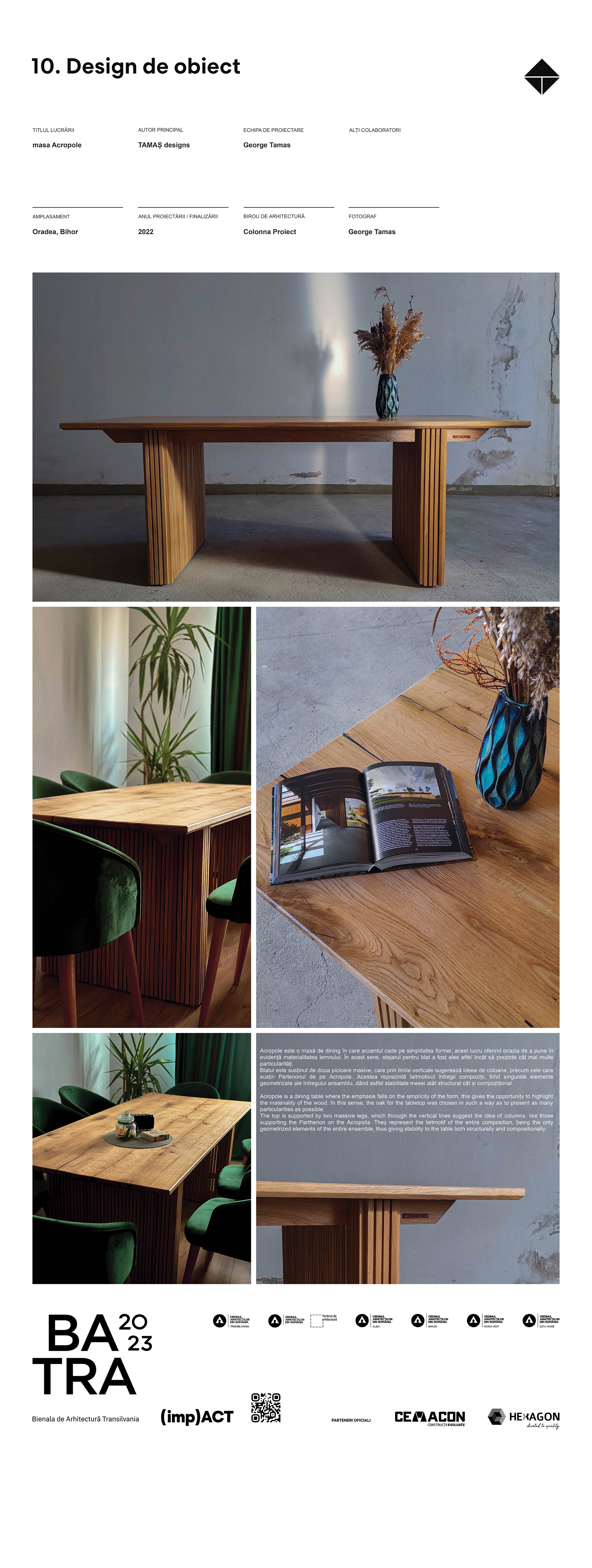 10 03 tamas-designs masa-acropole Tamas George panou prezentare